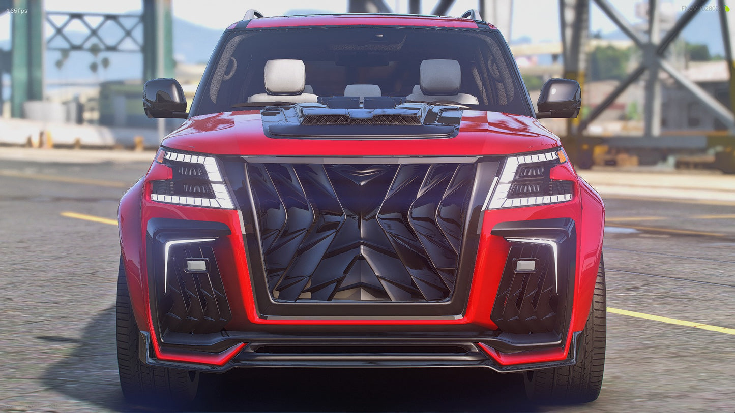 2021 Nissan Armada Black Hawk Widebody