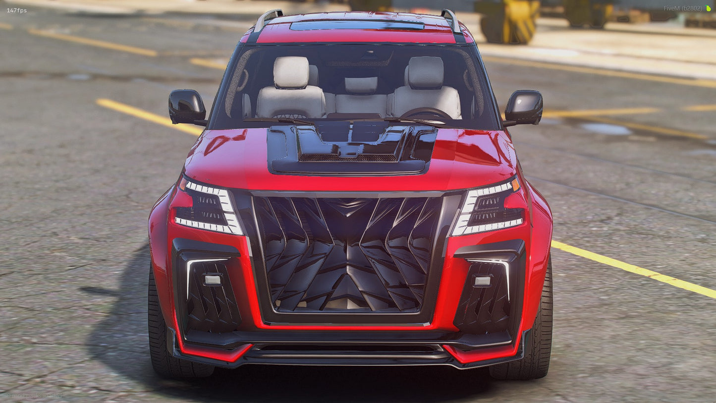 2021 Nissan Armada Black Hawk Widebody