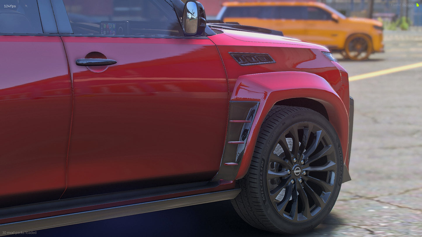 2021 Nissan Armada Black Hawk Widebody