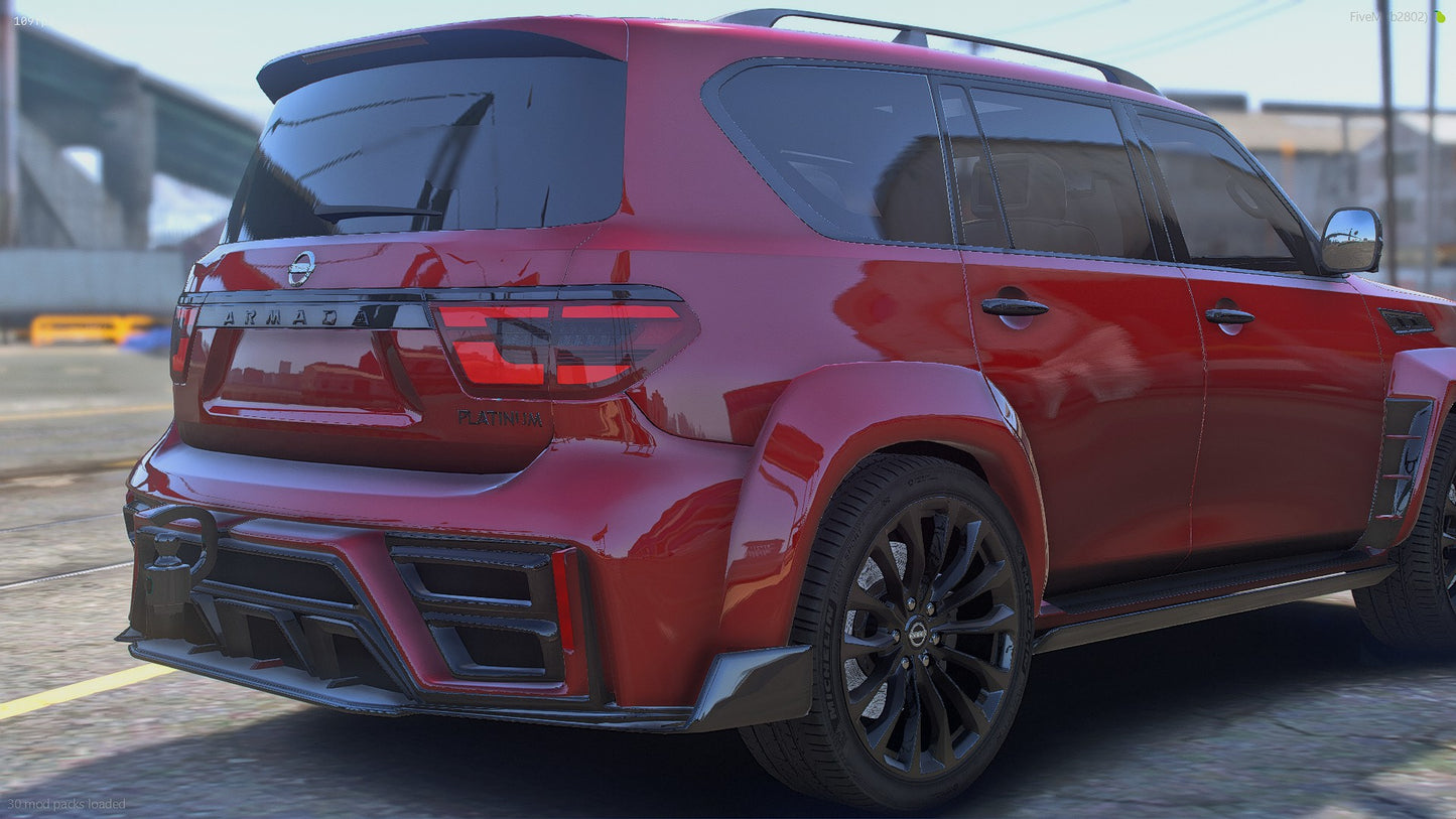 2021 Nissan Armada Black Hawk Widebody