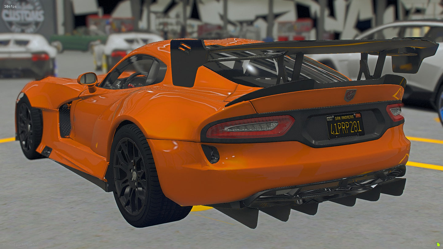 2017 Dodge Viper ACR RP Widebody