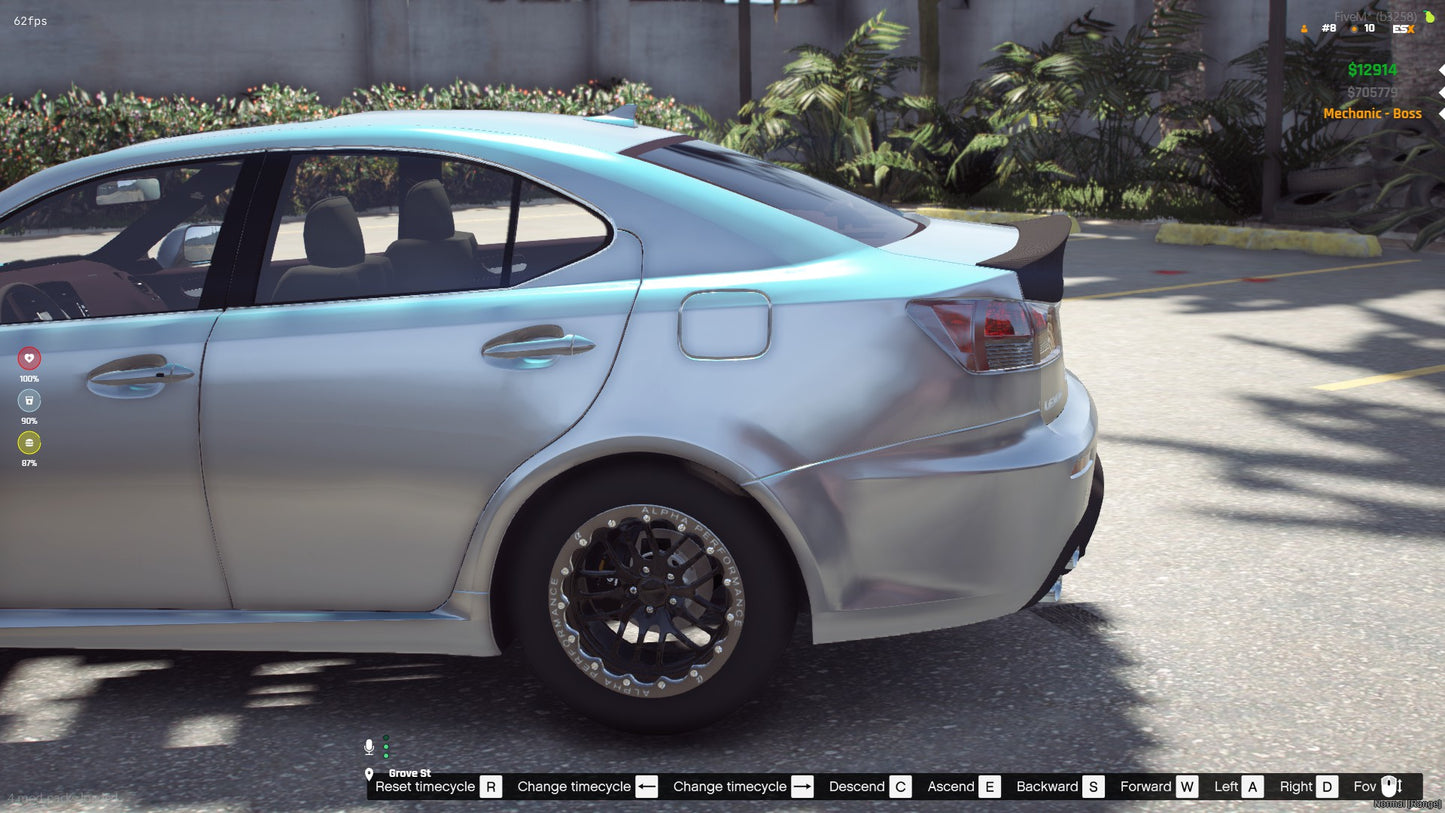 2014 Lexus iSF Sport Wald Drag Pak