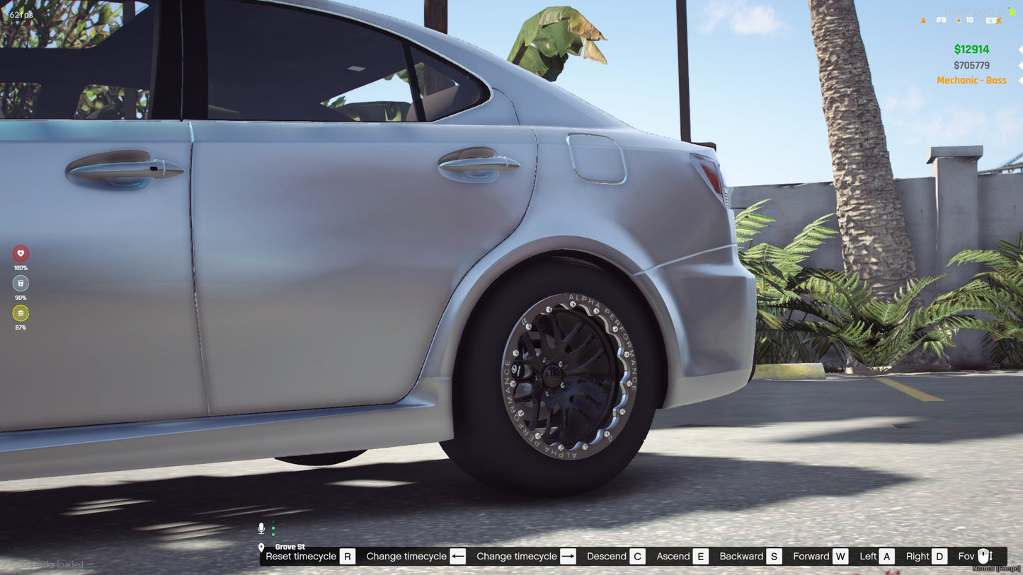 2014 Lexus iSF Sport Wald Drag Pak