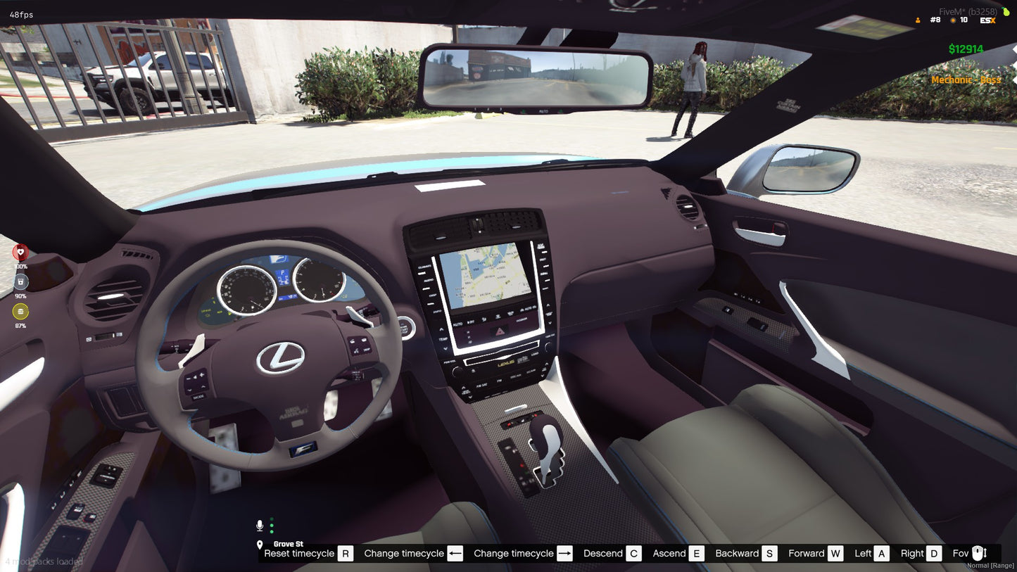 2014 Lexus iSF Sport Wald Drag Pak