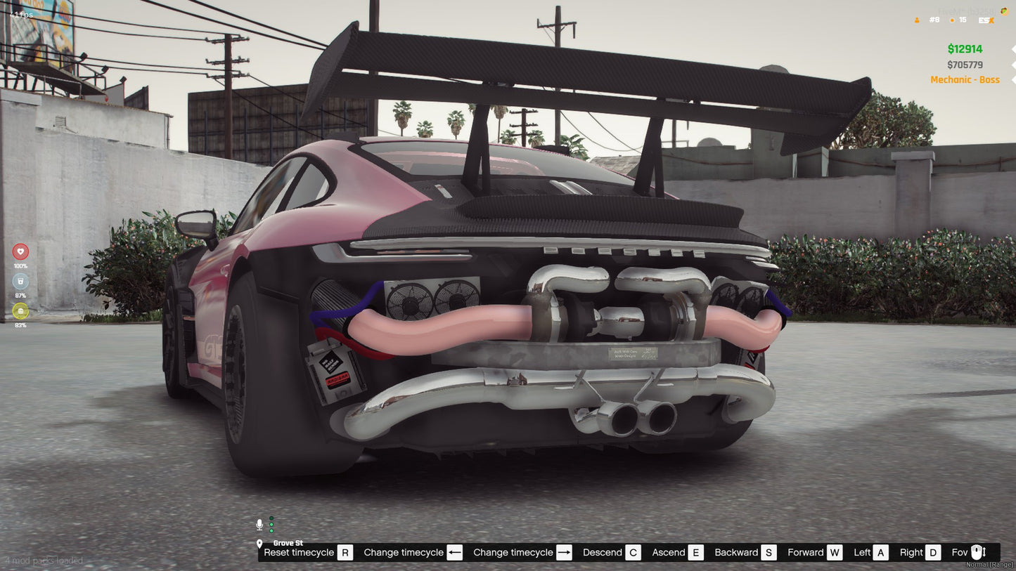 2022 Porsche 992 GT3 RS Twin Turbo Drag Pak