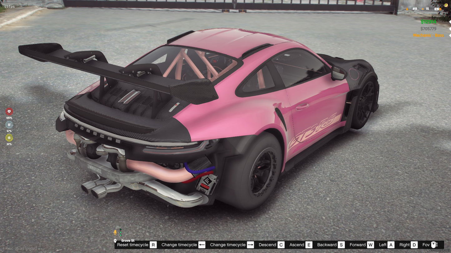 2022 Porsche 992 GT3 RS Twin Turbo Drag Pak