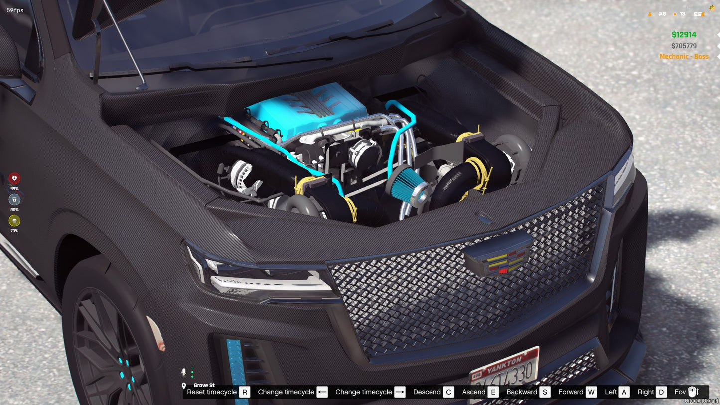 2023 Cadillac Escalade ESV V-Sport Twin Charged 1500HP Carbon Body