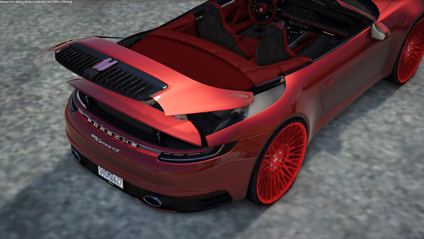 2021 Porsche 911 4s Carrera Cabriolet On Forgi Tecnica S3