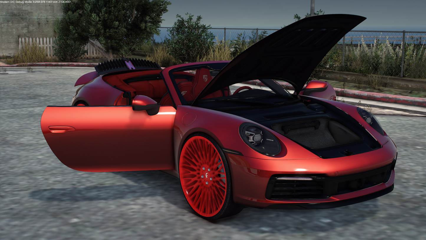 2021 Porsche 911 4s Carrera Cabriolet On Forgi Tecnica S3