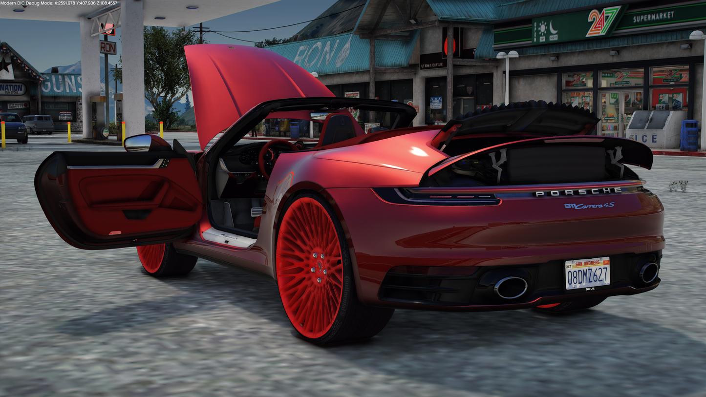 2021 Porsche 911 4s Carrera Cabriolet On Forgi Tecnica S3