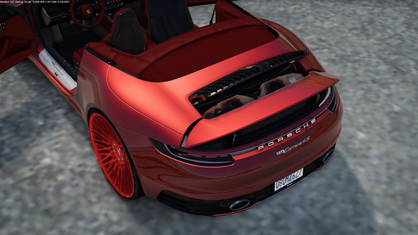 2021 Porsche 911 4s Carrera Cabriolet On Forgi Tecnica S3