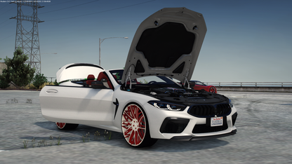 2020 BMW M8 Cabriolet on 26s Forgis