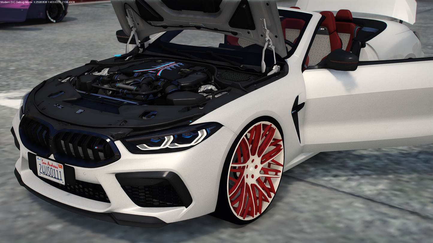 2020 BMW M8 Cabriolet on 26s Forgis