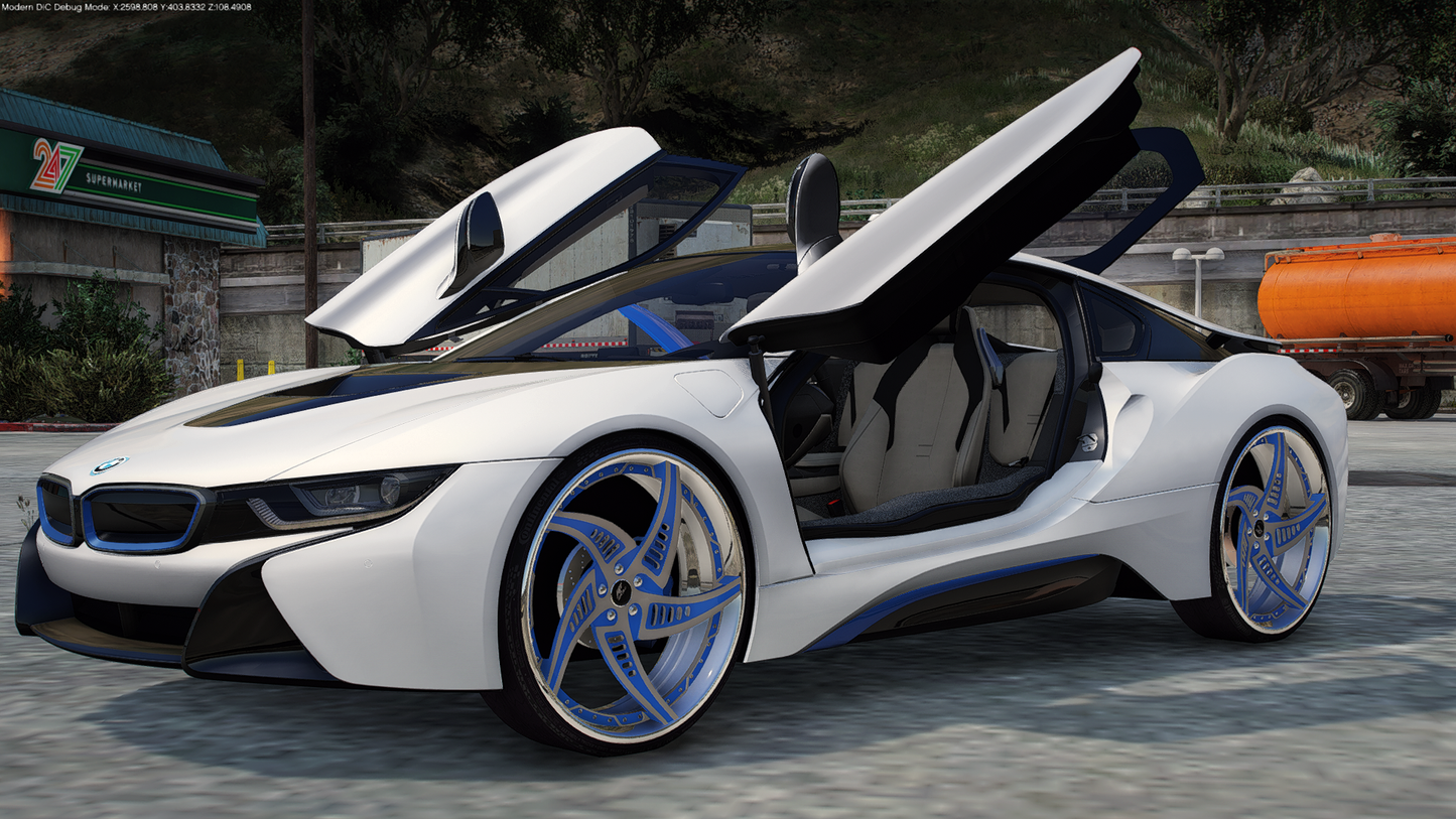 2020 BMW i8 on 24"/26" Amanis