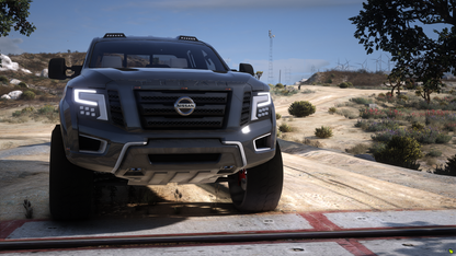 2018 Nissan Titan Custom Lifted on Offroad Forgiatos