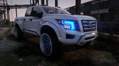 2018 Nissan Titan Custom Lifted on Offroad Forgiatos