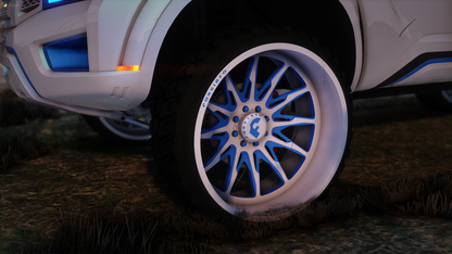 2018 Nissan Titan Custom Lifted on Offroad Forgiatos