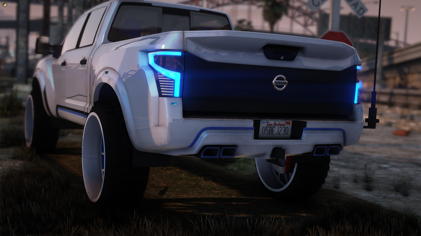 2018 Nissan Titan Custom Lifted on Offroad Forgiatos