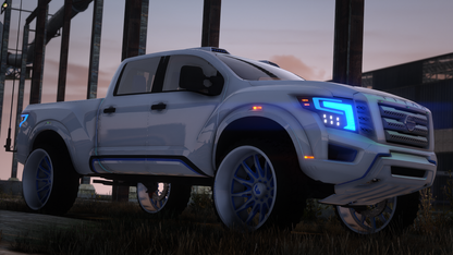 2018 Nissan Titan Custom Lifted on Offroad Forgiatos