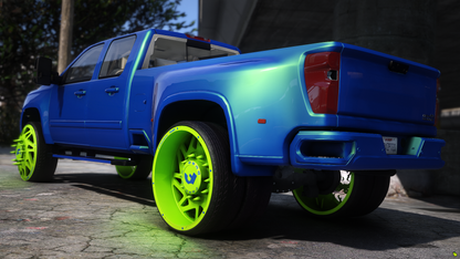 2015 Chevy Tahoe 3500 Dually Custom on 30" Forgiatos