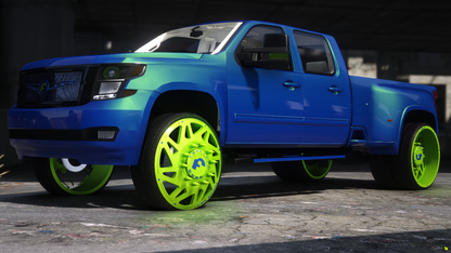 2015 Chevy Tahoe 3500 Dually Custom on 30" Forgiatos