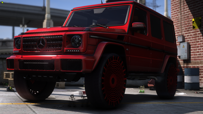 2015 Mercedes G500 AMG on 30" Forgiatos