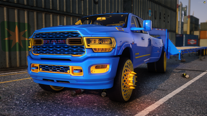 2020 Ram Dually & Gooseneck Rim Matched Corleone Forged Trailer Pack