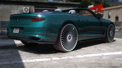 2020 Bentley Continental GTC on 28s Forgies