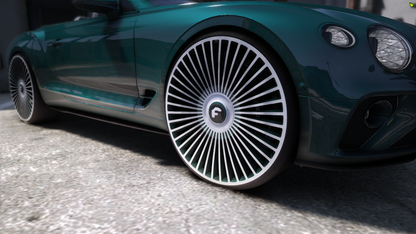 2020 Bentley Continental GTC on 28s Forgies