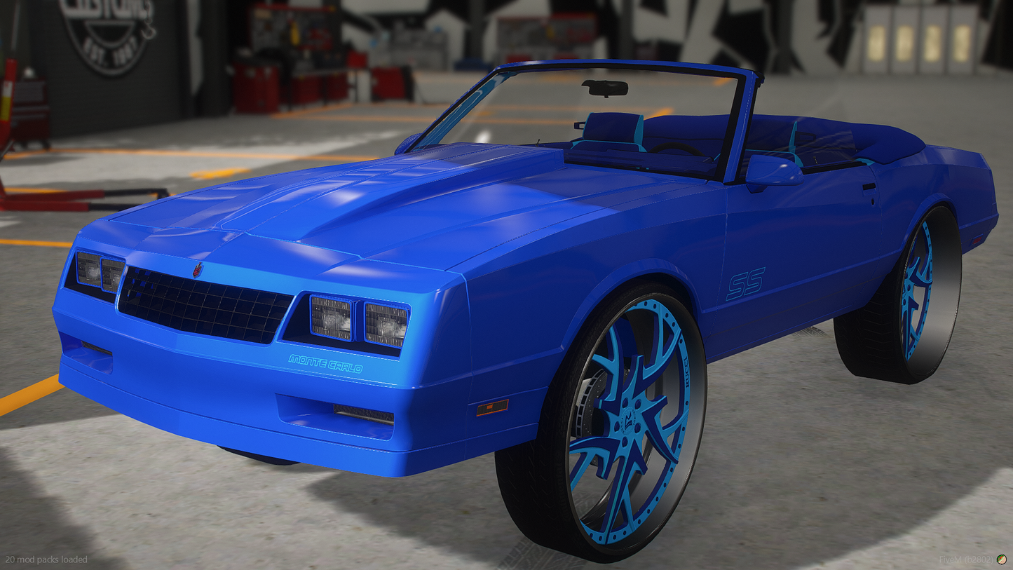 1988 Chevy Monte Carlo SS Droptop Custom on Ruccis