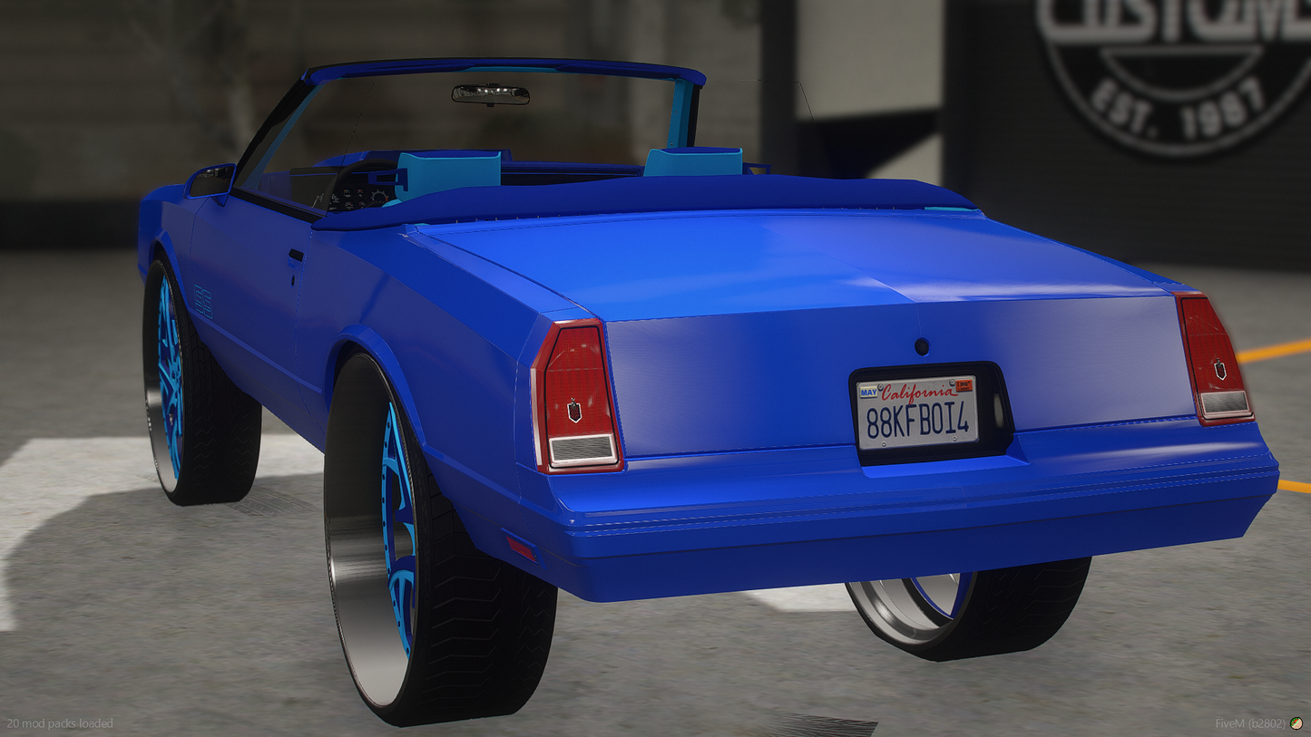 1988 Chevy Monte Carlo SS Droptop Custom on Ruccis