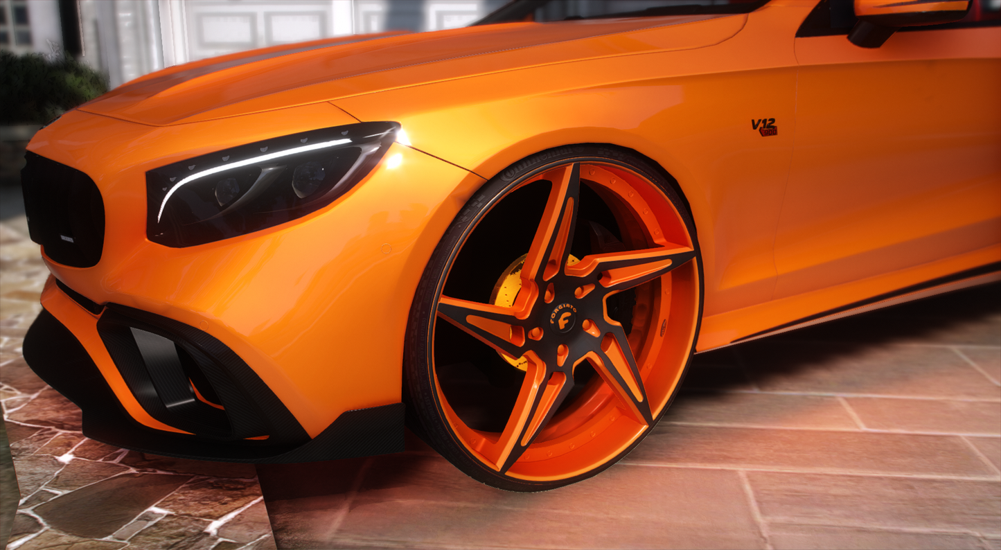 2019 Mercedes-Brabus S900 V12 Convertible on 28s Forgiatos