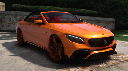 2019 Mercedes-Brabus S900 V12 Convertible on 28s Forgiatos