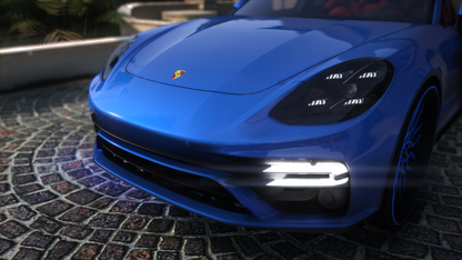 2021 Porsche Panamera Turbos S on 28s Amani Forged