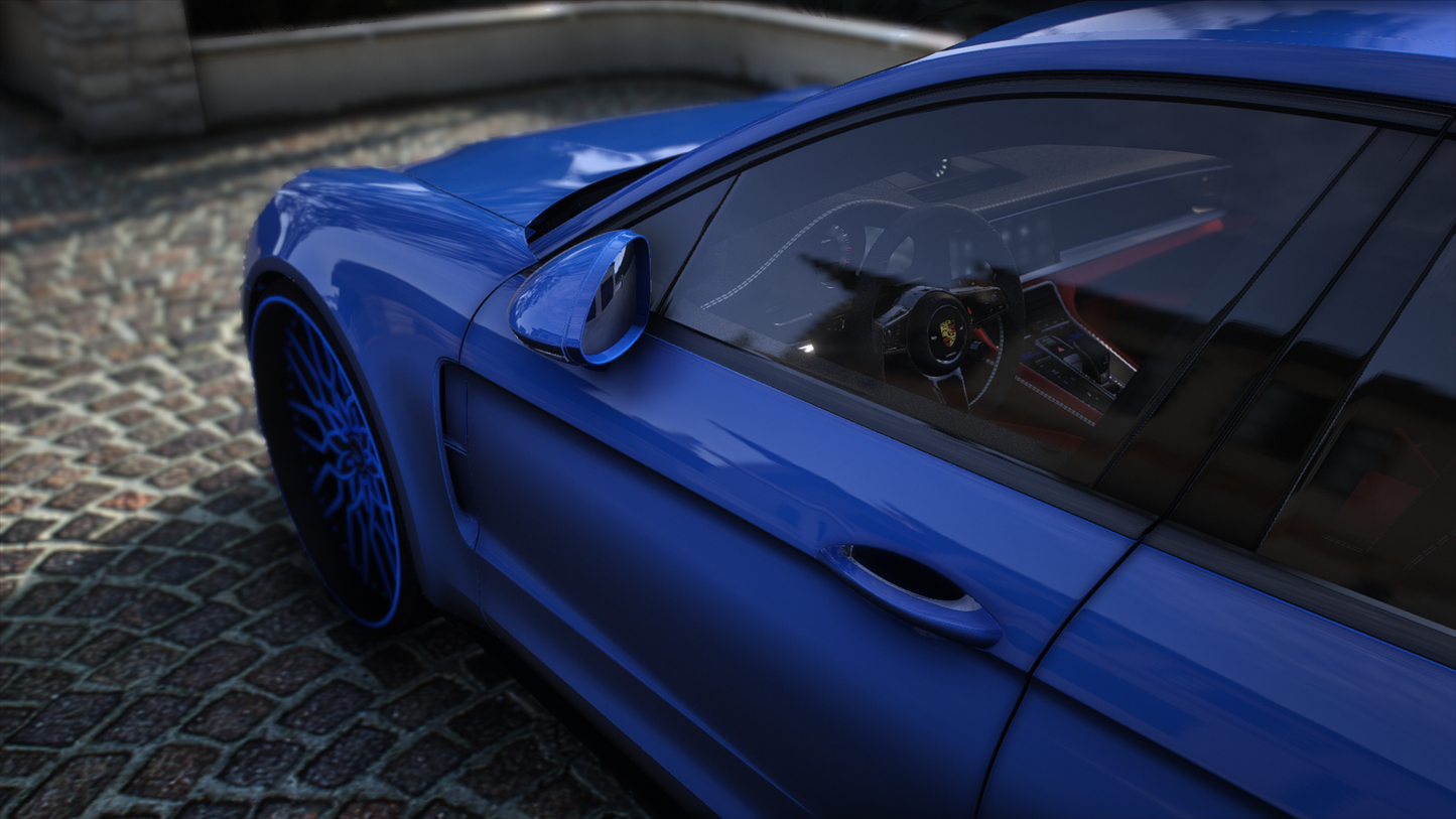 2021 Porsche Panamera Turbos S on 28s Amani Forged