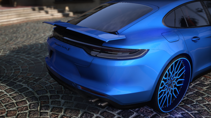 2021 Porsche Panamera Turbos S on 28s Amani Forged