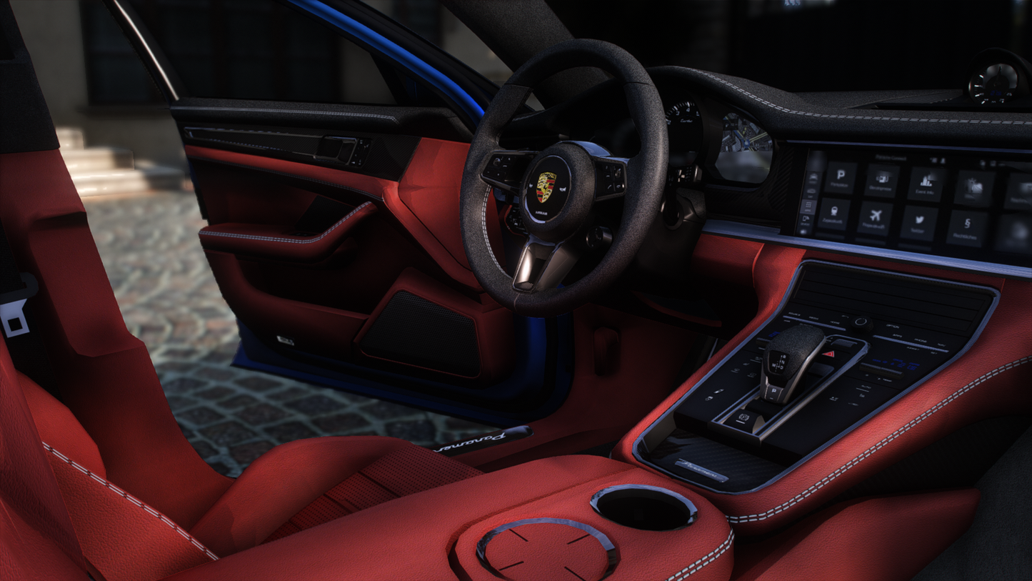 2021 Porsche Panamera Turbos S on 28s Amani Forged