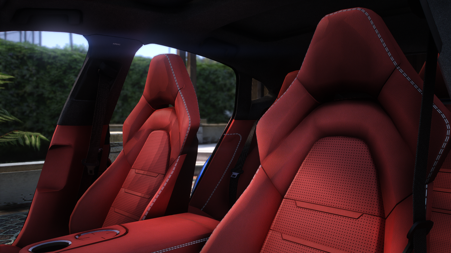 2021 Porsche Panamera Turbos S on 28s Amani Forged