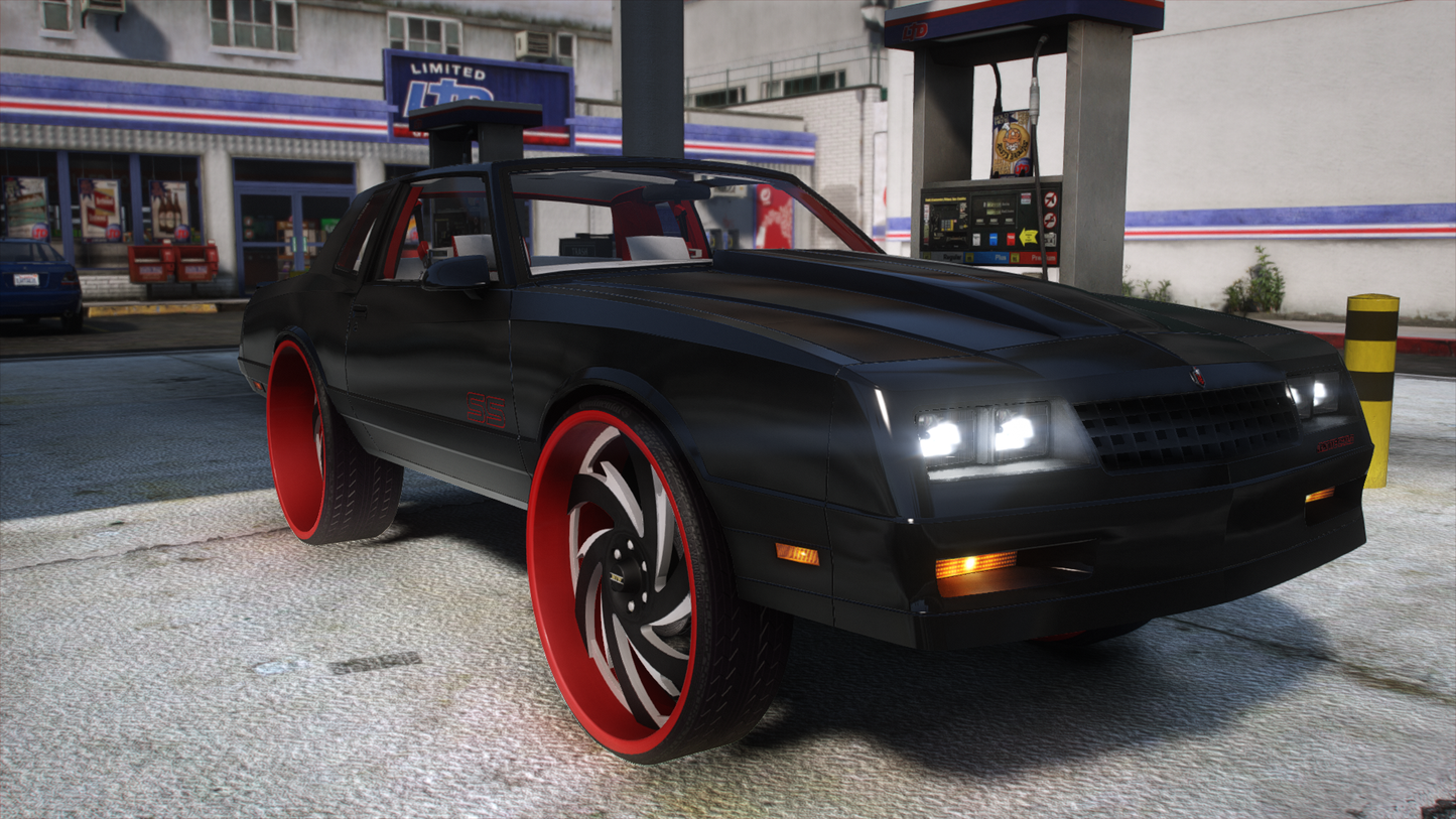 1988 Chevy Monte Carlo SS Supercharged on 28s