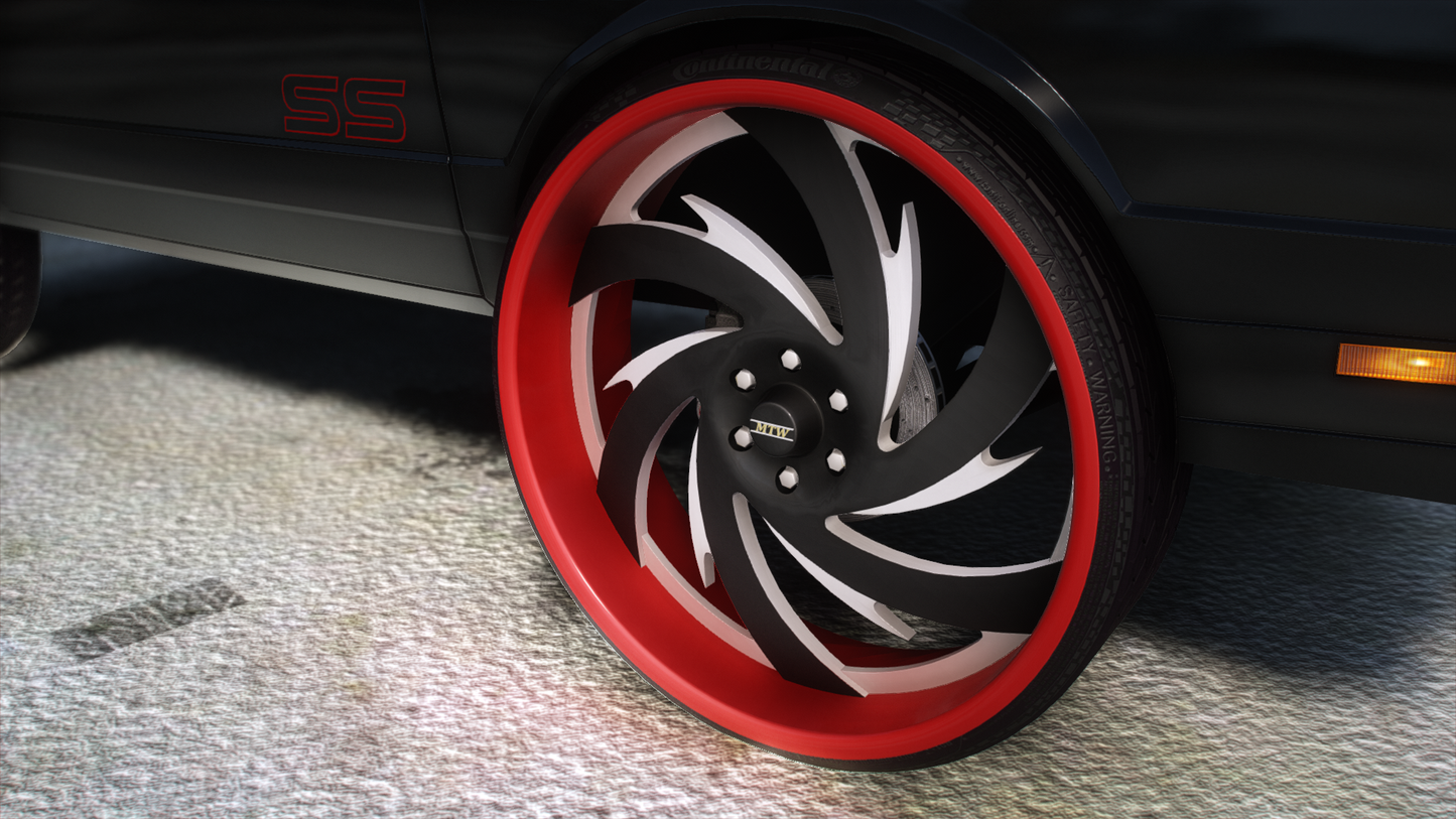 1988 Chevy Monte Carlo SS Supercharged on 28s