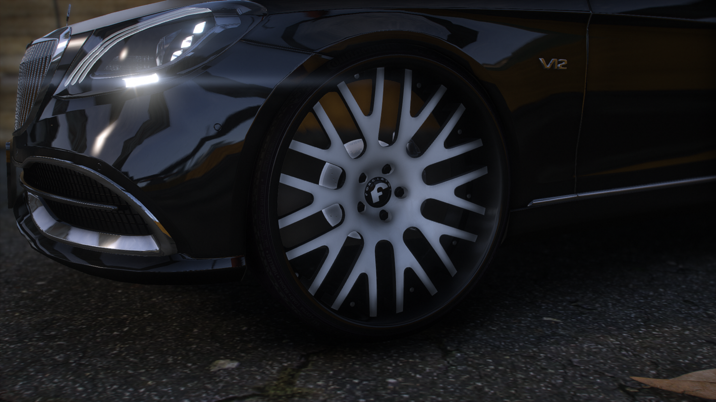 2021 Mercedes-Maybach S680 on 26s Forgiatos