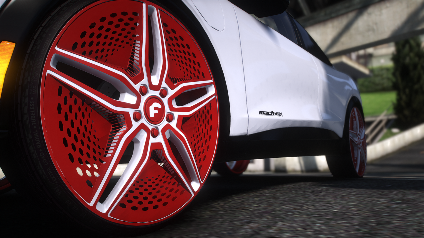 2021 Ford Mustang Mach-E on 26s Forgi EVs