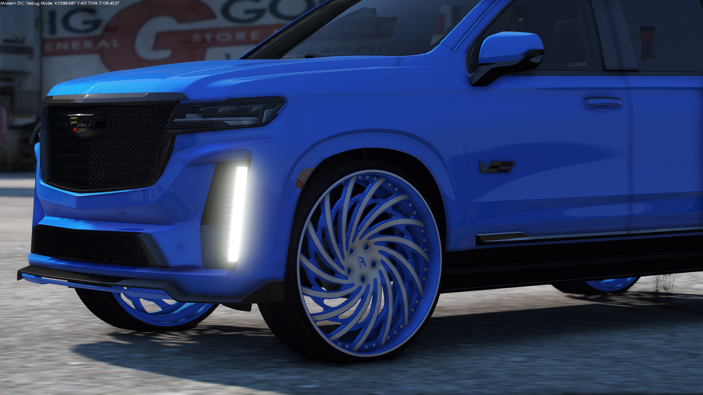 2023 Cadillac Escalade V-Sport on 30" Amani Forged