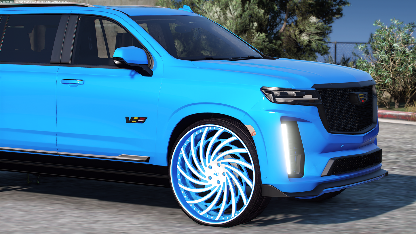 2023 Cadillac Escalade V-Sport on 30" Amani Forged