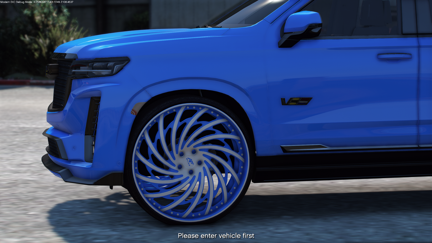 2023 Cadillac Escalade V-Sport on 30" Amani Forged