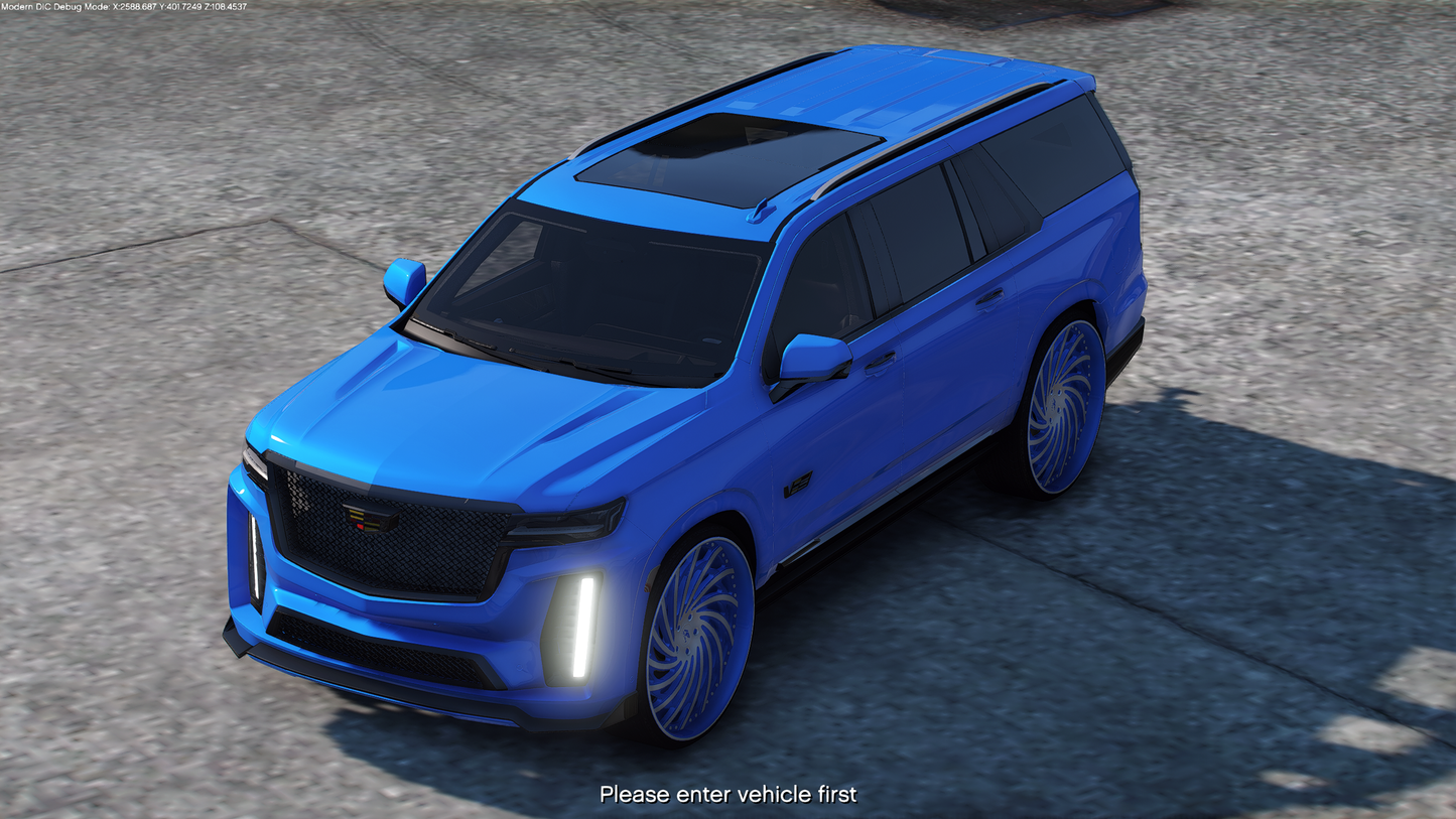 2023 Cadillac Escalade V-Sport on 30" Amani Forged