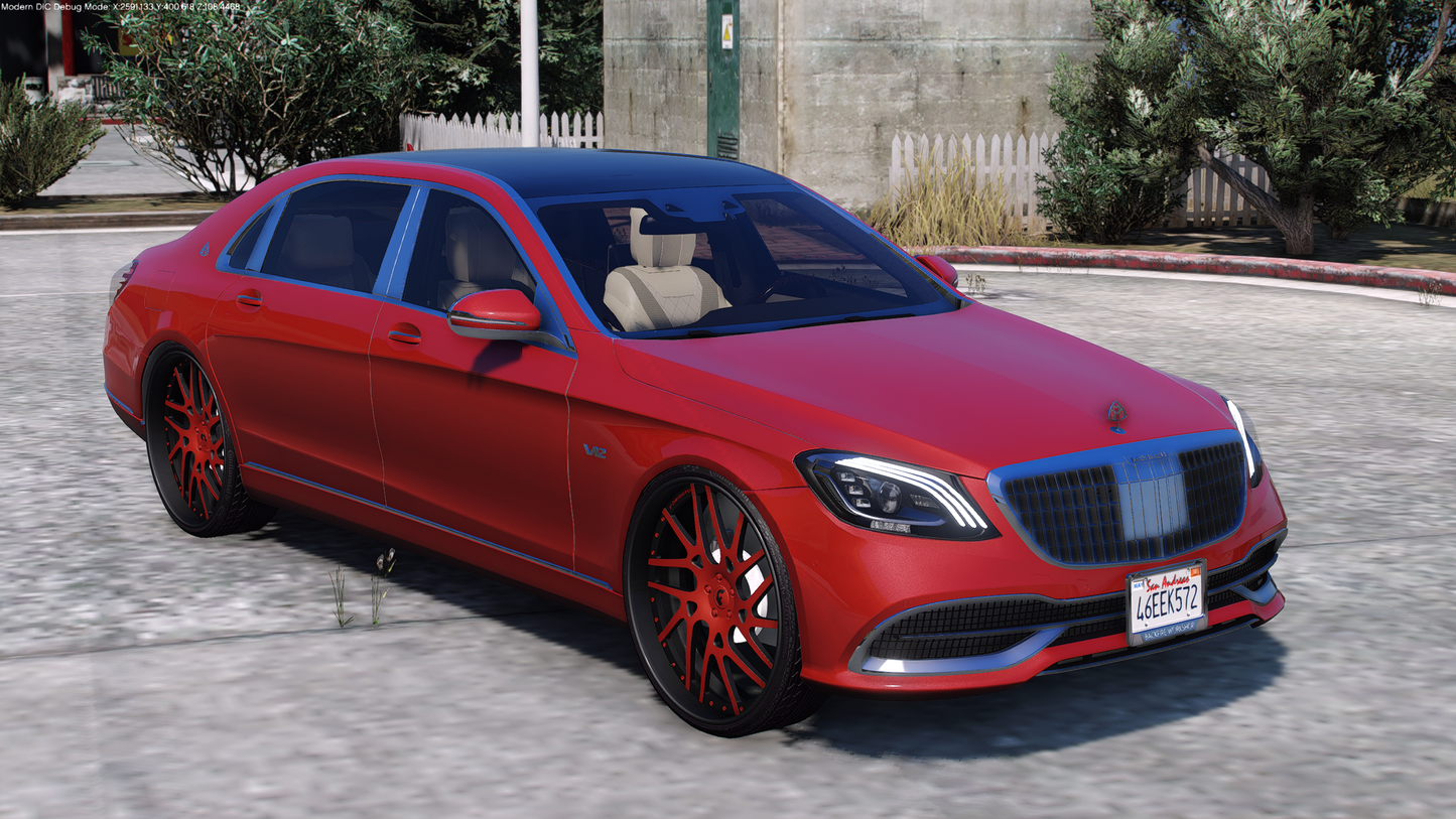 2021 Mercedes-Maybach S680 on 26s Twisted Forgiatos