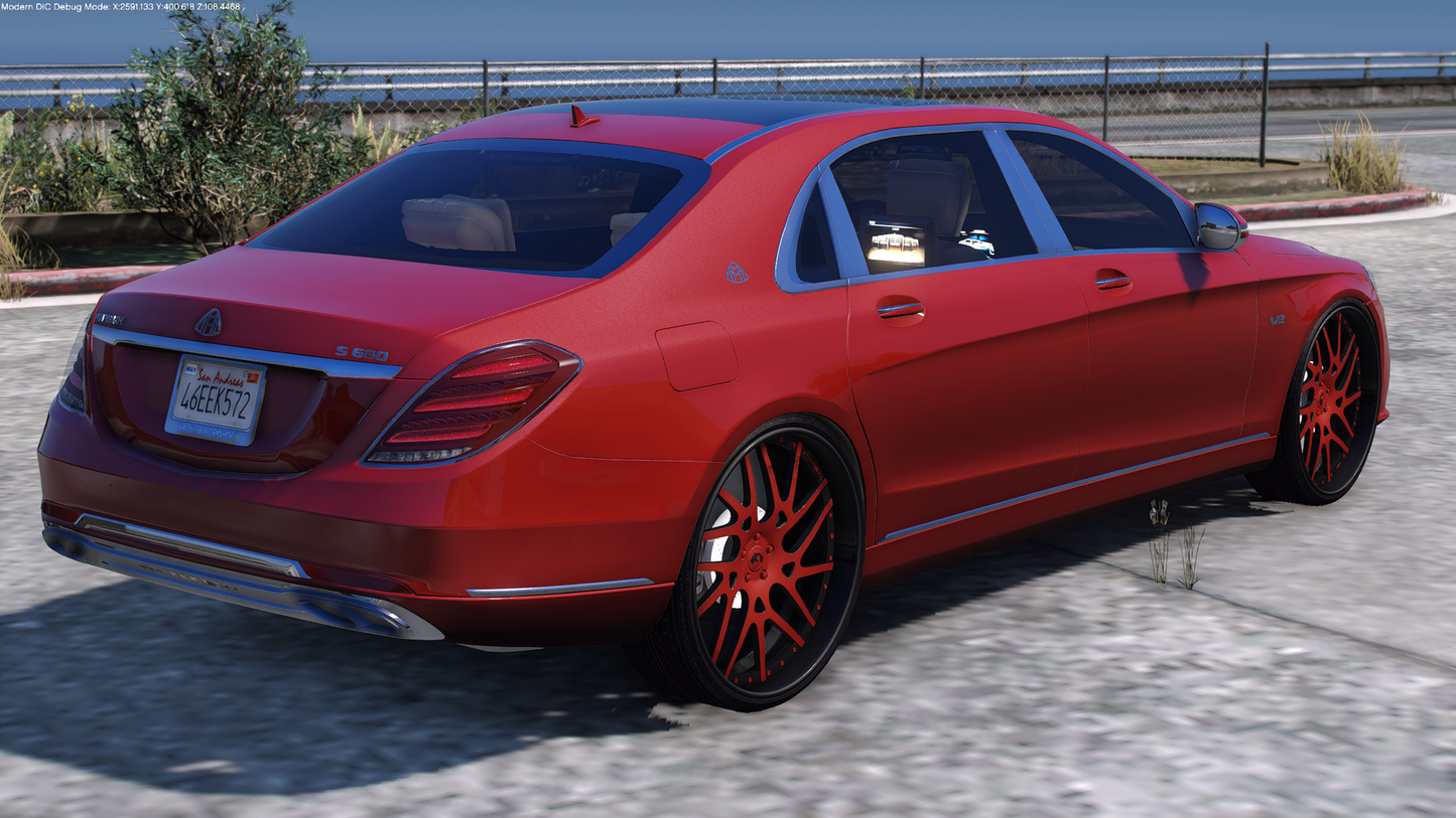 2021 Mercedes-Maybach S680 on 26s Twisted Forgiatos