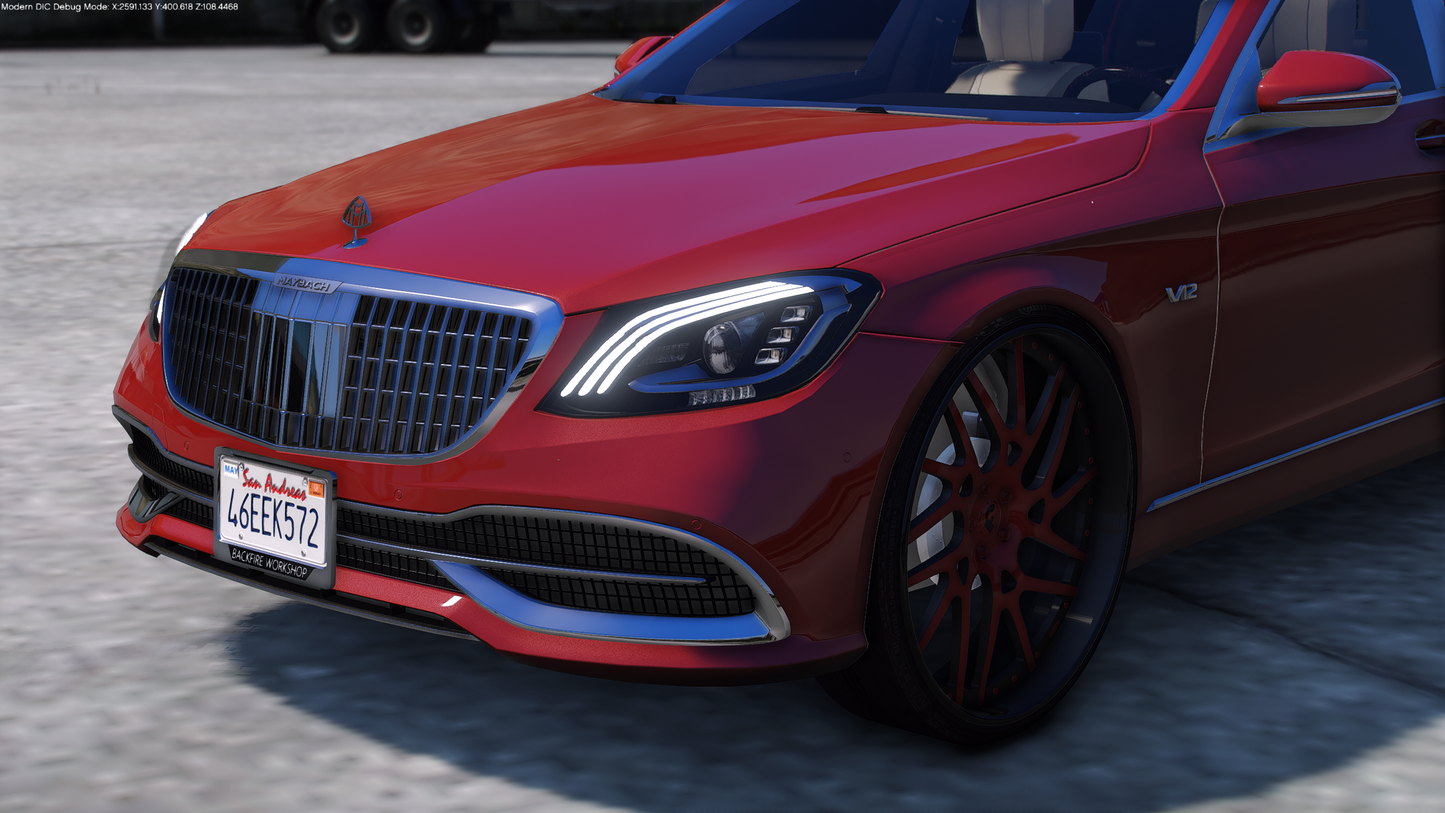 2021 Mercedes-Maybach S680 on 26s Twisted Forgiatos