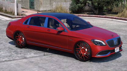 2021 Mercedes-Maybach S680 on 26s Twisted Forgiatos